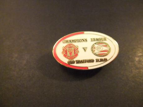Manchester United PSV Champions League voetbal 18 October 2000 Old Trafford